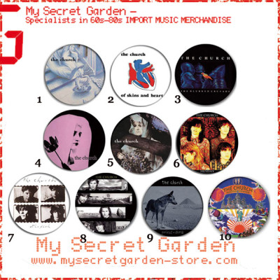 The Church - Starfish,The Blurred Crusade, Seance Album Pinback Button Badge Set ( or Hair Ties / 4.4 cm Badge / Magnet / Keychain Set )